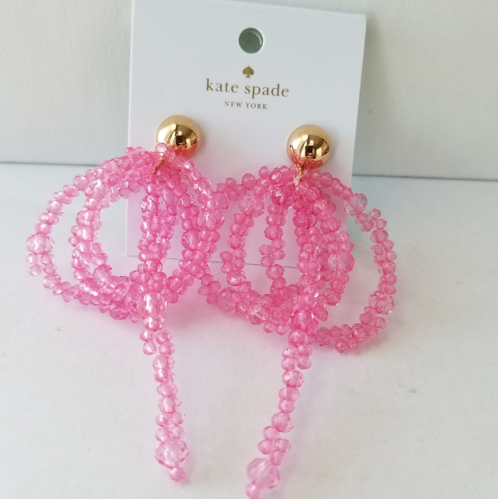 Kate Spade Rosy Posies Beaded Earrings